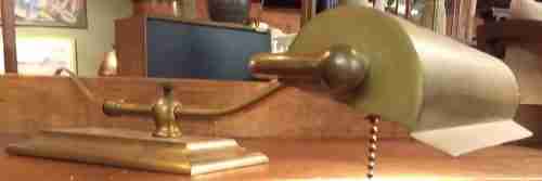 Brass Piano / Rolltop Desk Light